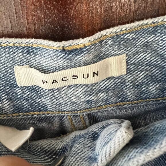 Pacsun distressed hi rise size 27 mom jeans - Picture 5 of 9